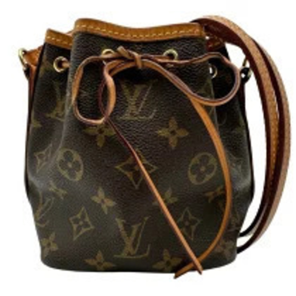 Louis Vuitton Noe Brown Monogram Leather Shoulder Bag